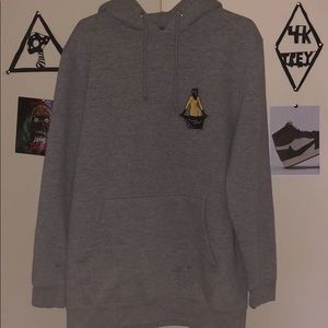 grey playas club hoodie